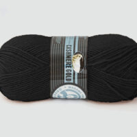 Мадам Трікоте Кашемір Голд (Madame Tricote Cashmere Gold) 100г/320м 999 чорний