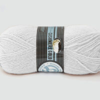 Мадам Трікоте Кашемір Голд (Madame Tricote Cashmere Gold) 100г/320м 100 білий