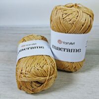 Ярнарт Макраме (YarnArt Macrame) 90г/130м 155 крем