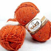 Нако Супер Інкі Хіт твід (Nako Super inci Hit) 100г/180м 4081 оранжевий