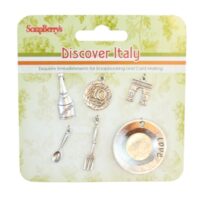 Набор металлических подвесок Итальянские каникулы, 6 видов в по 1 шт SCB25002028