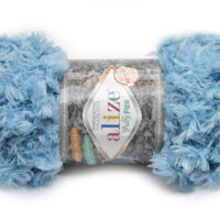 Алізе Пуффі Фур (Alize Puffy Fur) 100г/6м 6119 бірюза
