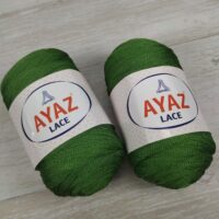 Аяз Лейс (Ayaz Lace) 250г/225м 7574 зелень стрічка