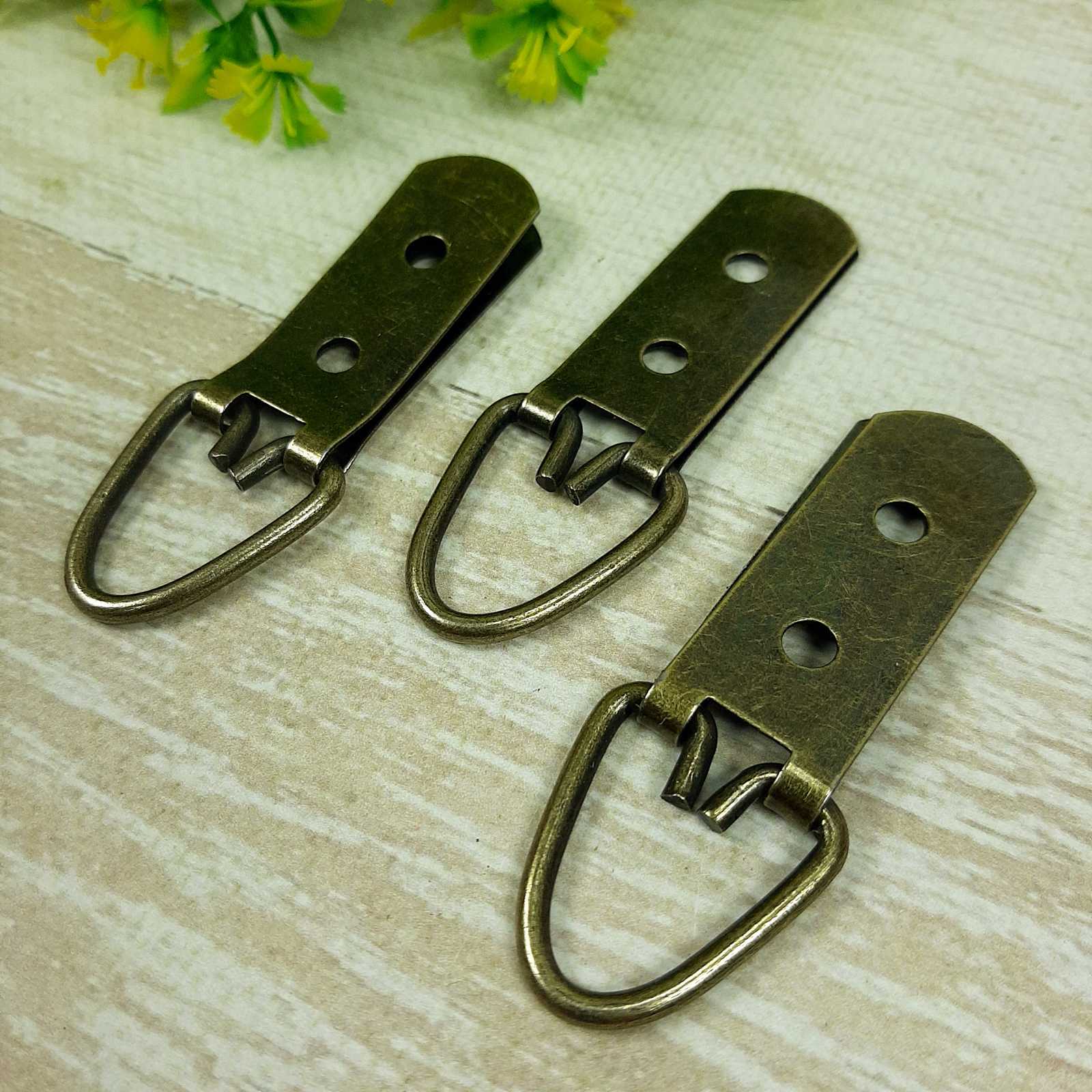 Вушко D-103-6 стара латунь 65*16мм