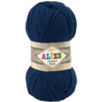 Алізе Ланаголд Плюс (Alize LanaGold Plus) 100г/140м 215 синій