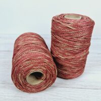 Шнур ПЕФ 3мм 200г/100м без наповнювача №6202коричневий + №81бордо