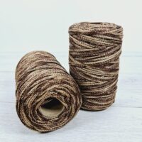 Шнур ПП 3мм 200г/100м без наповнювача №6227коричневий + №6202шоколад