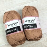 ЯрнАрт Бегонія (YarnArt Begonia) 50г/169м 015 кава