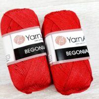 ЯрнАрт Бегонія (YarnArt Begonia) 50г/169м 6328 алий