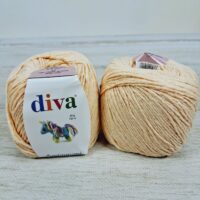Діва амігурумі (Diva amigurumi) 50г/130м 2588 персик