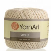 ЯрнАрт Віолет (YarnArt Violet) 50г/282м 6282 молочний
