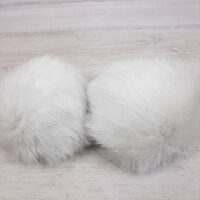 Помпон Кролик 10см белый