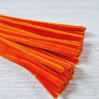 Синельний дріт 6х30мм яскраво помаранчевий 10шт