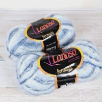 Ланосо Бермуда (Lanoso Bermuda) 100г/500м 137 сiро-блакитна