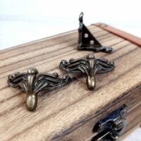 Ніжка С-015-2 стара латунь 20*27мм метал