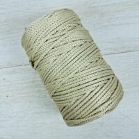 Шнур ПЕФ вязаний 3мм 100м №135 капучіно 6224