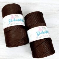 Шнур ПП Шикимікі Медіум (Shikimiki Medium Melange) 4мм 250г/82м 25004 шоколад