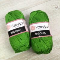 ЯрнАрт Бегонія (YarnArt Begonia) 50г/169м 6332 зелень