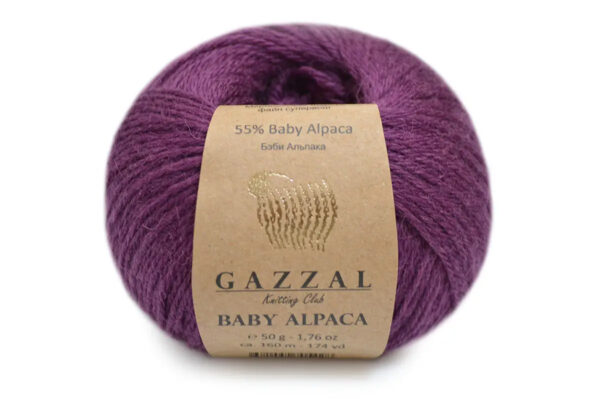 Газзал Бебі Альпака (Gazzal Baby Alpaca) 50г/160м 46009 фіолет
