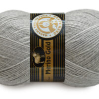Мадам Трікоте Меріно Голд (Madame Tricote Merino Gold) 100г/400м 007 світло-сірий