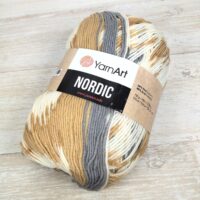 Ярнарт Нордік 150г/510м 657 бежево-білий