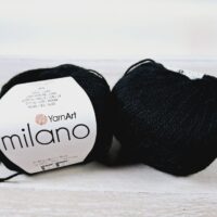 Ярнарт Мілано (YarnArt Milano) 50г/130м 850 чорний