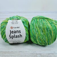 Ярнарт Джинс Сплеш (YarnArt Jeans Splash) 50г/160м 946 зелено-салатовий