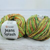 Ярнарт Джинс Сплеш (YarnArt Jeans Splash) 50г/160м 940 салатово-жовтий