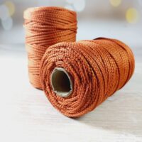 Шнур ПЕФ вязаний 3мм 100м №135 кірпічний 180