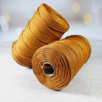 Шнур ПЕФ 5мм 200г/100м без наповнювача №101 гірчиця 103