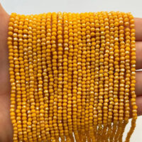 Намистини Рондель 2,5*3мм 170шт Жовтий теплий БХ263