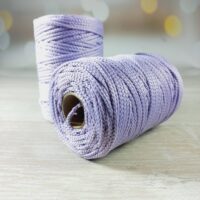 Шнур ПЕФ вязаний 3мм 100м №135 ніжно-фіолетовий 96