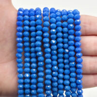 Намистини Рондель 6*4мм 85шт Блакитний свiтлий БХ364