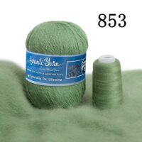 Пух норки 50г/350м (+20г додаткова нитка) 853 трава