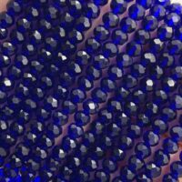 Намистини Рондель 6*4мм 85шт Електрик прозорий БХ376