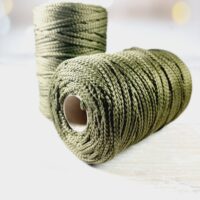 Шнур ПЕФ вязаний 3мм 100м №135 оливковий 129