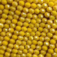 Намистини Рондель 6*4мм 85шт Цитрусовий з бочком непрозорий БХ374