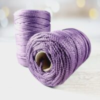 Шнур ПЕФ вязаний 3мм 100м №135 фіалка 64
