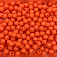 Намистини акрилові 8мм 10г Помаранчевий 36