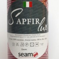 Пряжа Сиам Сапфир Люкс 100г/500м 10007 розово-бордовый