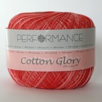Пряжа Сиам Коттон Глори 20 50г/365м 751 розово-красный