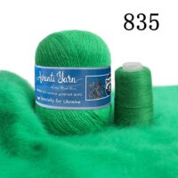 Пух норки 50г/350м (+20г додаткова нитка) 835 бирюза