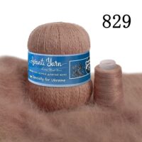 Пух норки 50г/350м (+20г додаткова нитка) 829 какао