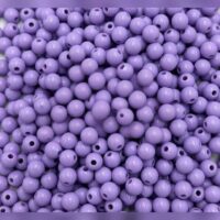 Намистини акрилові 6мм 10г Бузковий 17