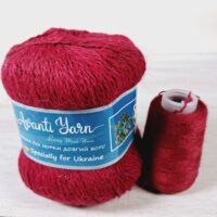 Пух норки 50г/350м (+20г додаткова нитка) 822 малиновий