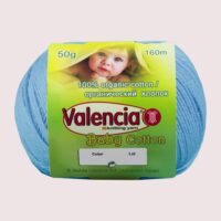 Валенсія Бебі Котон (Valencia Baby Cotton) 50г/160м 931 блакитний