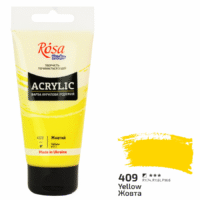 Фарба акрилова Rosa Studio 75мл 409 Жовта
