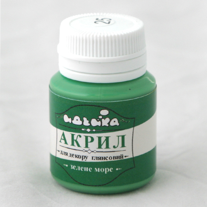 Фарба акрилова Ідейка 20мл 98225 Зелене море глянець