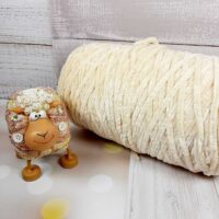 Велюр Турция бобина 120м экрю