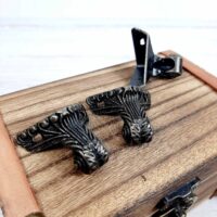 Ніжка С-012-4 стара латунь 40*30мм метал